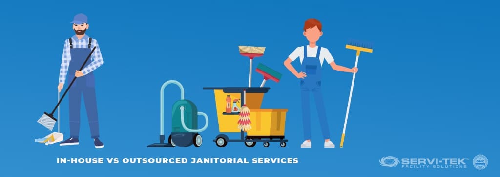 In-house vs outsourced janitorial services