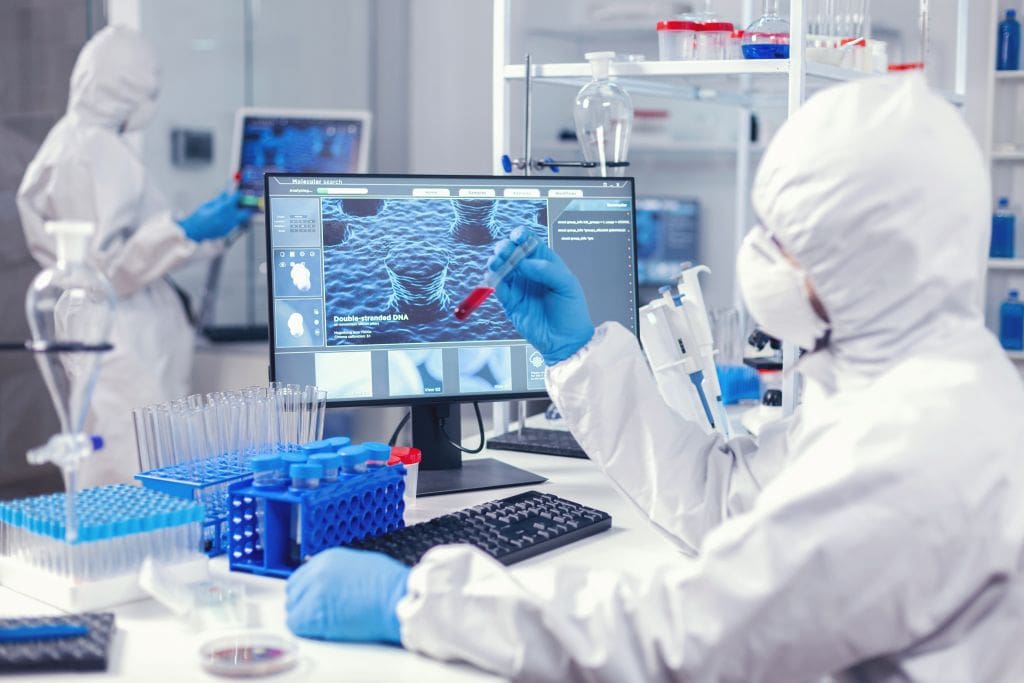 Team of medical engineers test blood to find a cure for coronavirus