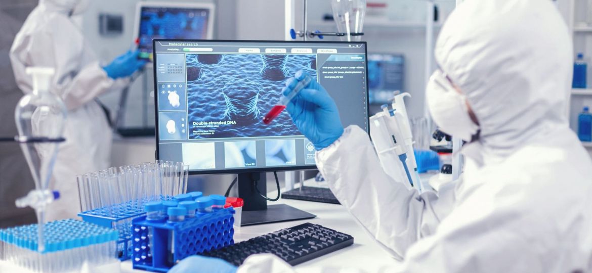 Team of medical engineers test blood to find a cure for coronavirus